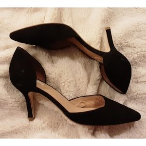 H&M Real Suede D'Orsay Heels